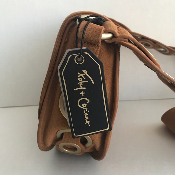 Foley + Corinna Brown Suede Woman’s Shoulder Bag - Picture 3 of 8